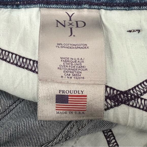 NYDJ Comfort Athleisure Plain Pocket Denim Clam Diggers Capris | Women’s Size 8 - Picture 5 of 10